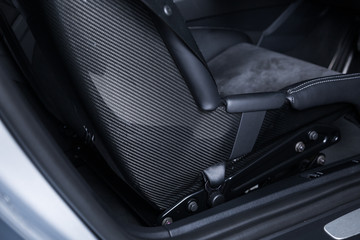 Carbon fibre bucket car seat