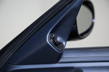 Obraz na płótnie Canvas Car mirror control button 