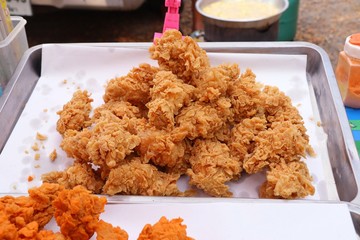 Fried chicken at street food