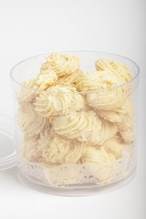 sweet white pastry