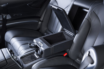 Storage compartment in luxurious car