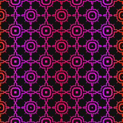 Vector Paper For Scrapbook. GeometricTexture For Wallpaper, Invitation. Seamless Ornament. Black purple color