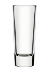Single empty shot glass