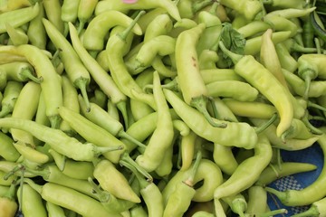Fresh chilli at market