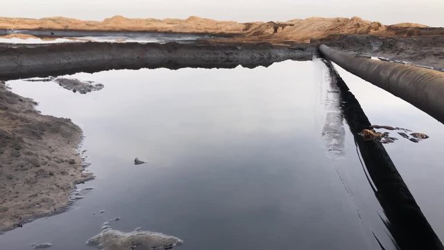 Oil pipeline leak in the desert 2