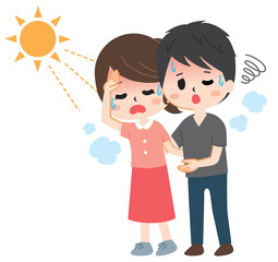 Heat stroke young person