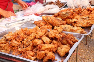 Fried chicken at street food