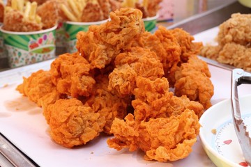 Fried chicken at street food