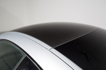 Carbon fibre car roof