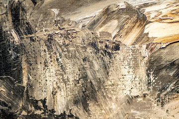 waterfall in mountains