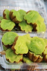 Coconut milk mix sugar and flour ,Thai dessert