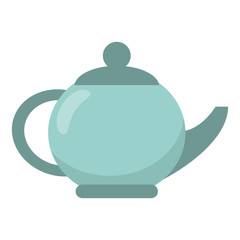 Obraz premium Tea porcelian pot isolated