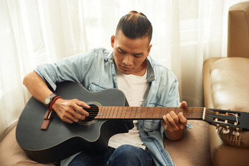 Young talented musician