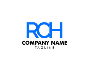 Letter RCH element logo design