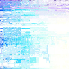 Vector image with imitation of grunge datamoshing texture.