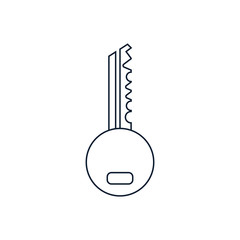 Outline Key Icon.For web design.Vector Illustration