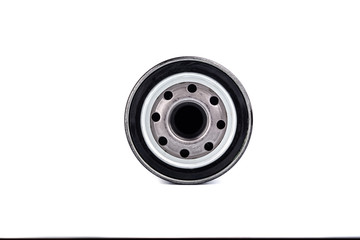 Auto parts accessories :  Oil , fuel or air filter for engine car  isolated on white background.