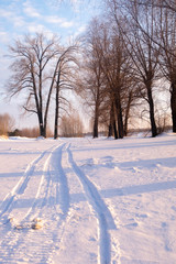 road in winter