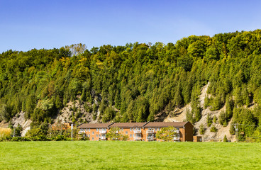 Obraz premium House in a park in Quebec, Canada