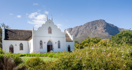 Dutch Reformed Church, Franschhoek, Cape Town, South Africa