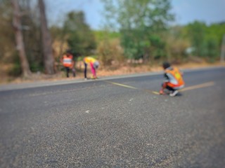 Fototapeta premium road survey
