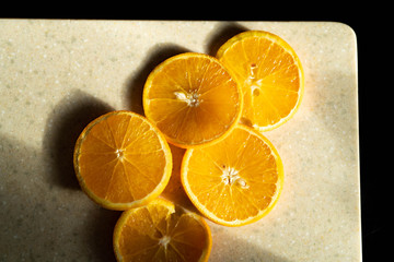 orange and lemon