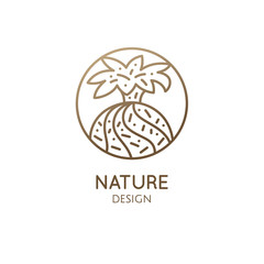 Cactus logo template