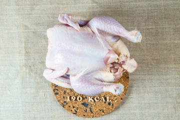calorie calculator chicken 190 kcal 100 grams diet