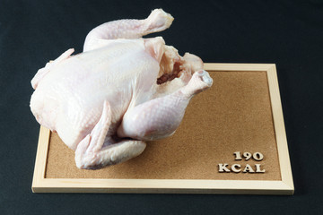calorie calculator chicken 190 kcal 100 grams diet