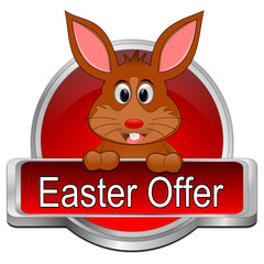 Easter Offer button - 3D illustration