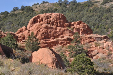 The red mountain