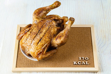 calorie calculator grilled chicken 170 kcal 100 grams diet