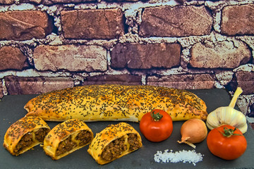 Lauchstrudel