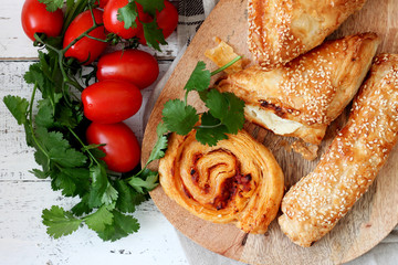 Tasty baked burek 