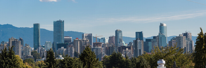 Obraz premium Vancouver Skyline Looking North