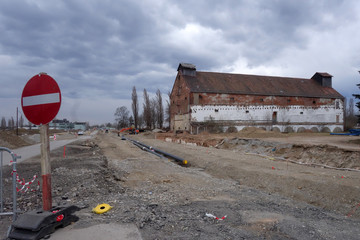 GRAZ . REININGHAUSGRÜNDE . BAUSTELLE . TENNENMÄLZEREI