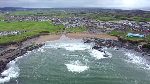 Aerial view of Mullaghmore Head - Signature point of the Wild Atlantic Way, County Sligo, Ireland