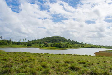 Obraz premium A view of the countryside of Itamaraca island - Pernambuco state, Brazil