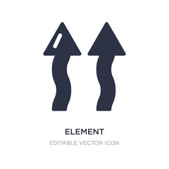 element icon on white background. Simple element illustration from Nature concept.