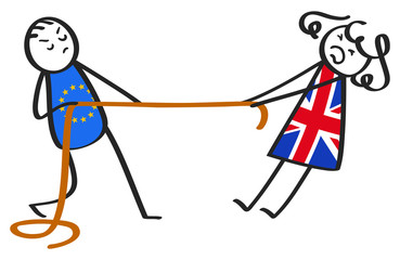 Brexit, Tauziehen zwischen EU Europ&auml;ische Union und Gro&szlig;britannien