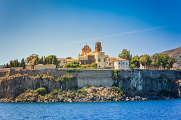 Church on Lipari island in Italy