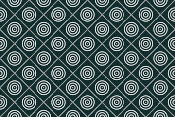circular white pattern with repeating square texture vector background 