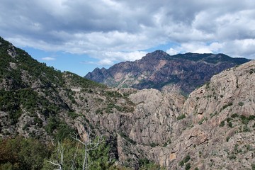 Corsica-view from the road by Porto