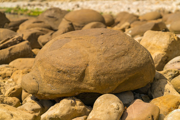 Stones at Osmington Bay, Osmington Mills, near Weymouth, Jurassic Coast, Dorset, UK