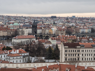 Fototapeta na wymiar Prage from the Castle