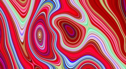 Obraz premium Psychedelic abstract pattern and hypnotic background for trend art, design color.