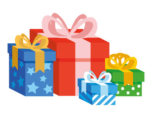 gifts boxes presents icon