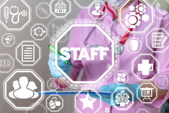 Medical Staff concept. Professional Team Doctor Work Medicine Staffing. Health HR. - Powered by Adobe