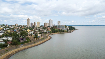Panoramic view of the city of Posadas. Missions. Argentina.