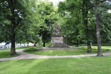 Park in Prague, Czech Republic